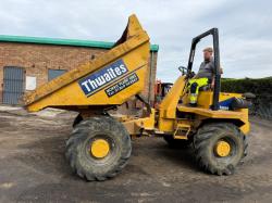 THWAITES 7 TONNE STRAIGHT TIP DUMPER*C/W PERKINS ENGINE*VIDEO*