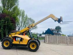 CATERPILLAR TH406AG 4WD TELEHANDLER *AG-SPEC , YEAR 2012* C/W PALLET TINES *VIDEO*