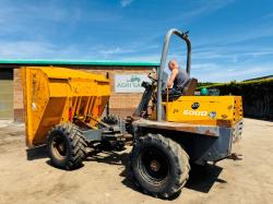 BENFORD TEREX PT6000 STRAIGHT TIP DUMPER*VIDEO*