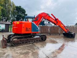 HITACHI ZAXIS 135UR TRACKED EXCAVATOR C/W FRONT BLADE *VIDEO*