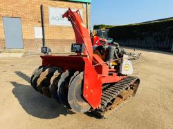 FUJII FSR1100GKD TRACKED SNOW BLOWER* SWAY & TILT*VIDEO*