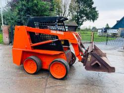 DEAWOO DSL602 SKIDSTEER *ON SOLID TYRES* C/W BUCKET *VIDEO*