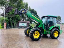 JOHN DEER 3800 4WD TELEHANDLER C/W PIN & CONE HEAD STOCK & TINES *VIDEO*