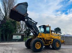  VOLVO L90C 4WD LOADING SHOVEL C/W TOE TIP BUCKET *VIDEO*