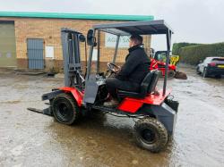 AUSA CE-11 ROUGH TERRAIN FORKLIFT*C/W SIDESHIFT*VIDEO*