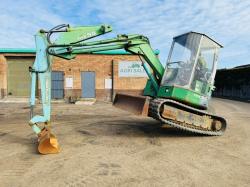 MITSUBISHI MX55 RUBBER TRACKED EXCAVATOR*C/W OFFSET BOOM*VIDEO*