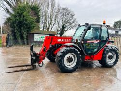 MANITOU MLT730-120 4WD TELEHANDLER *AG-SPEC, 6308 HOURS* C/W PUH *VIDEO*