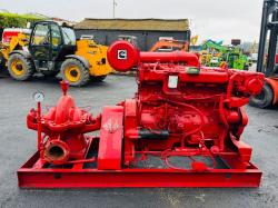 CUMMINGS N-855-F 6 INCH WATER PUMP *C/W 6 CYLINDER ENGINE*VIDEO*