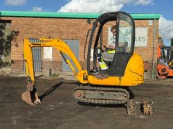 JCB 8018 MINI EXCAVATOR*EXPANDING TRACKS*C/W PECKER*VIDEO*