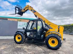 CATERPILLAR TH337 4WD TELEHANDLER*C/W PALLET TINES*YEAR 2012*VIDEO*