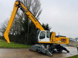 LIEBHERR A934C HIGH RISE SCRAP HANDLER*C/W SCRAP GRAB*YEAR 2013*VIDEO*