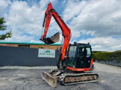 KUBOTA KX080-4A EXCAVATOR *C/W BUCKET* YEAR 2018*VIDEO*