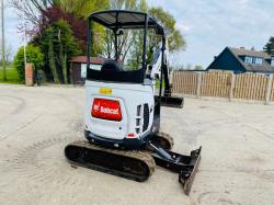 BOBCAT E17Z MINI DIGGER *YEAR 2017 , ONLY 2740 HOURS* C/W EXPANDING TRACKS 