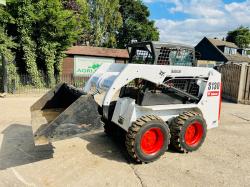 BOBCAT S130 4WD SKIDSTEER *3348 HOURS* C/W BUCKET *VIDEO*