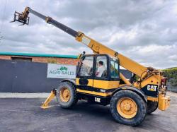 CATERPILLAR TH63 4WD TELEHANDLER *C/W SWAY & PALLET TINES*VIDEO*