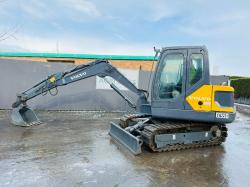 VOLVO EC55D RUBBER BLOCK TRACKS EXCAVATOR *YEAR 2017*C/W BUCKET*VIDEO*