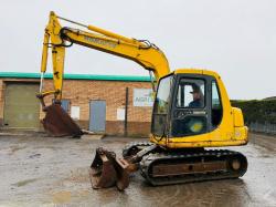 KOMATSU PC60 EXCAVATOR *C/W 2 BUCKETS*VIDEO*