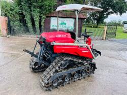 YANMAR AC18 TRACKED TRACTOR C/W REAR LINKAGE *VIDEO*