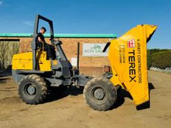 TEREX PT9000 9 TONNE STRAIGHT TIP DUMPER*C/W ROLL BAR*VIDEO*