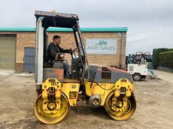 BOMAG BW138AD VIBRATING DRUM ROLLER*C/W DEUTZ ENGINE*VIDEO*