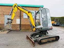 WACKER NEUSON EZ28 EXCAVATOR*C/W VDS*YEAR 2016*VIDEO*