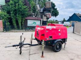 VT1 TOWABLE LIGHTING TOWER * YEAR 2013 * C/W LED LIGHTS 