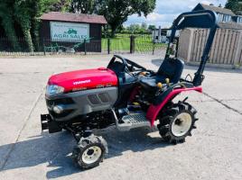 YANMAR GK13 4WD COMPACT TRACTOR *1451 HOURS* C/W ROLE BAR *VIDEO*