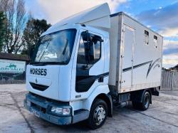 RENAULT 150DCI HORSE BOX *MOT'D TILL NOVEMBER 2024* C/W MANUAL GEAR BOX *VIDEO*