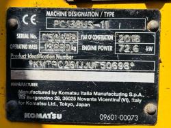 KOMATSU PC138US-11 EXCAVATOR*C/W BUCKET*READING 8387 HOURS*YEAR 2018*VIDEO*