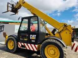 CATERPILLAR TH63 TELEHANDLER*C/W JACK LEGS*VIDEO*