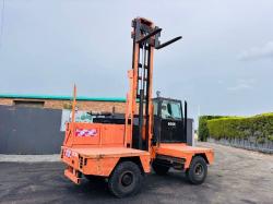 BOSS 556 HH SIDE LOADING FORK LIFT*C/W PALLET TINES*VIDEO*