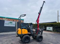 NEUSON 850 ARTICULATED CRANE**C/W FASSI MICRO CRANE YEAR 2019*VIDEO*