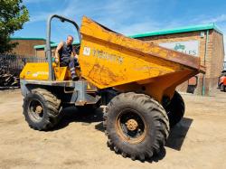 BENFORD TEREX PT6000 STRAIGHT TIP DUMPER*VIDEO*