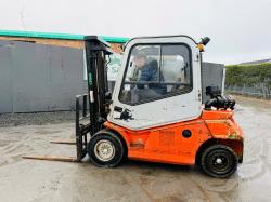 CESAR DRAGO 300 SIDESHIFT FORKLIFT*C/W PALLET TINES*VIDEO*