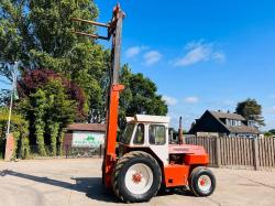 FINLAY F60 ROUGH TERRIAN FORKLIFT C/W TWO STAGE MAST *VIDEO*