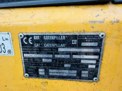 CATERPILLAR GP20NT FORKLIFT*YEAR 2015*C/W PALLET TINES*VIDEO*