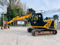 JCB JS145 TRACKED EXCAVATOR *YEAR 2012* C/W QUICK HITCH & BUCKET *VIDEO*