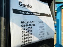 GENIE GS-1932 SCISSOR LIFT*NEEDS CHARGING*VIDEO*