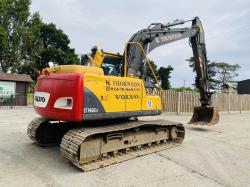 VOLVO EC140BLC TRACKED EXCAVATOR C/W QUICK HITCH & BUCKET * VIDEO * 