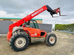 MANITOU MT732 TELEHANDLER*C/W PALLET TINES*VIDEO*