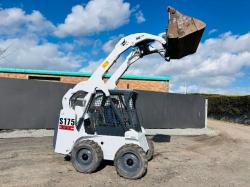 BOBCAT S175 HIGHLIFT SKIDSTEER *C/W 3 IN 1 BUCKET*READING 2621 HOURS*VIDEO*