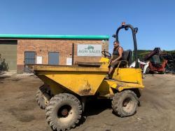 THWAITES 3 TONNE STRAIGHT TIP DUMPER*C/W YANMAR ENGINE*VIDEO*
