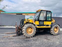 CAT TH62 TELEHANDLER *C/W PALLET TINES* READING 6603 HOURS*VIDEO*