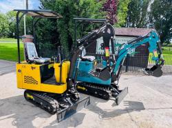 UNUSED JPC PC10 TRACKED EXCAVATOR * YEAR 2023, YELLOW ONE SOLD *VIDEO*