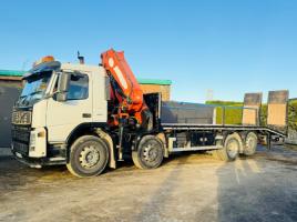 VOLVO FM 8X4 BEAVER TAIL LORRY*CRANE REMOVED*VIDEO*