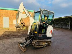 BOBCAT E17 EXCAVATOR*759 HOURS*YEAR 2022*C/W BUCKETS*VIDEO*
