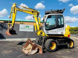 NEW HOLLAND MH2.6 RUBBER DUCK*C/W BUCKET & QUICK HITCH*5945 HOURS*VIDEO*