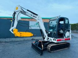 BOBCAT 331 EXCAVATOR*C/W HYDRAULIC HAMMER*404 HOURS*VIDEO*