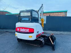 BOBCAT 331 EXCAVATOR*C/W HYDRAULIC HAMMER*404 HOURS*VIDEO*