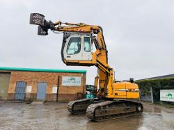 LIEBHERR 317 HRC EXCAVATOR*C/W ROTATING SELECTOR GRAB*YEAR 2010*VIDEO*